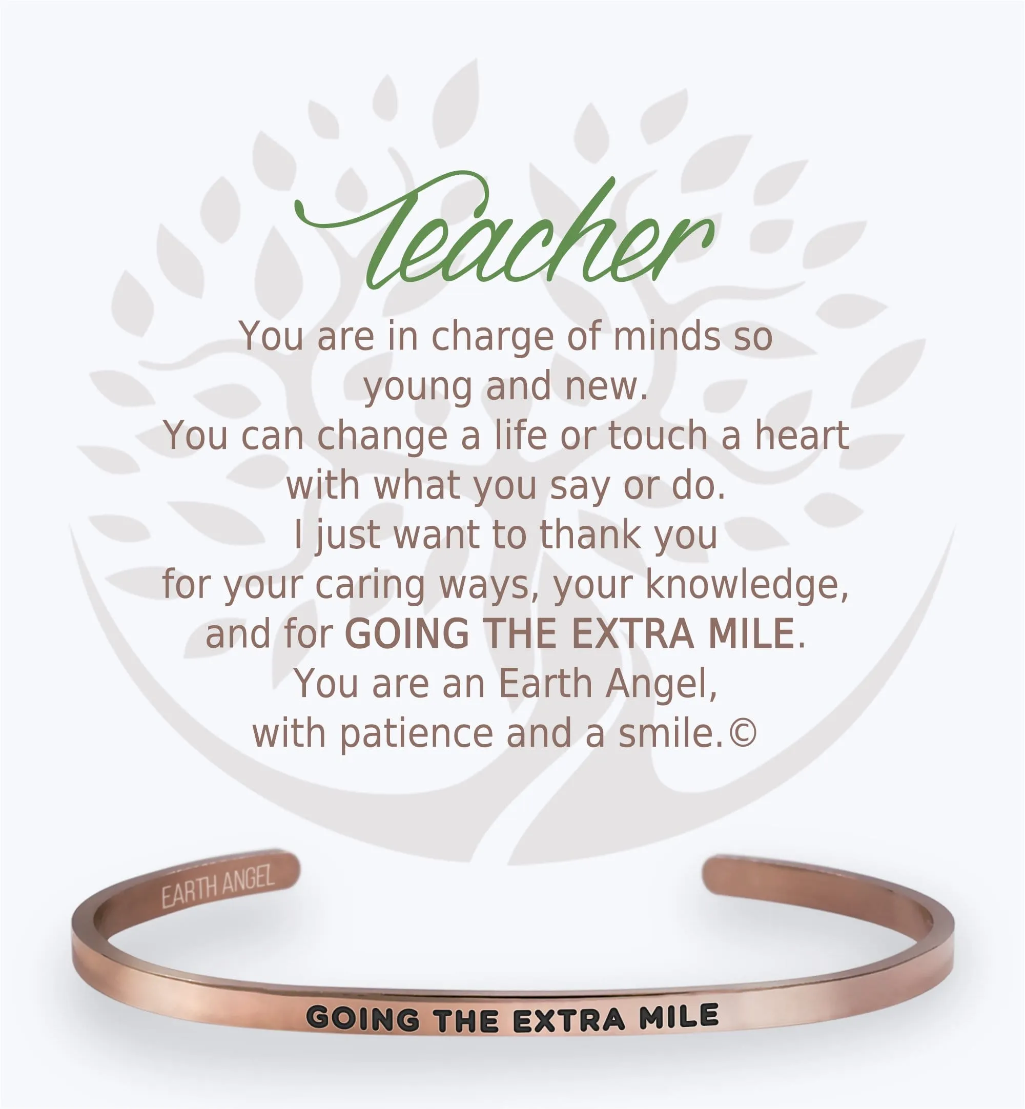 Teacher: Cuff Bracelet